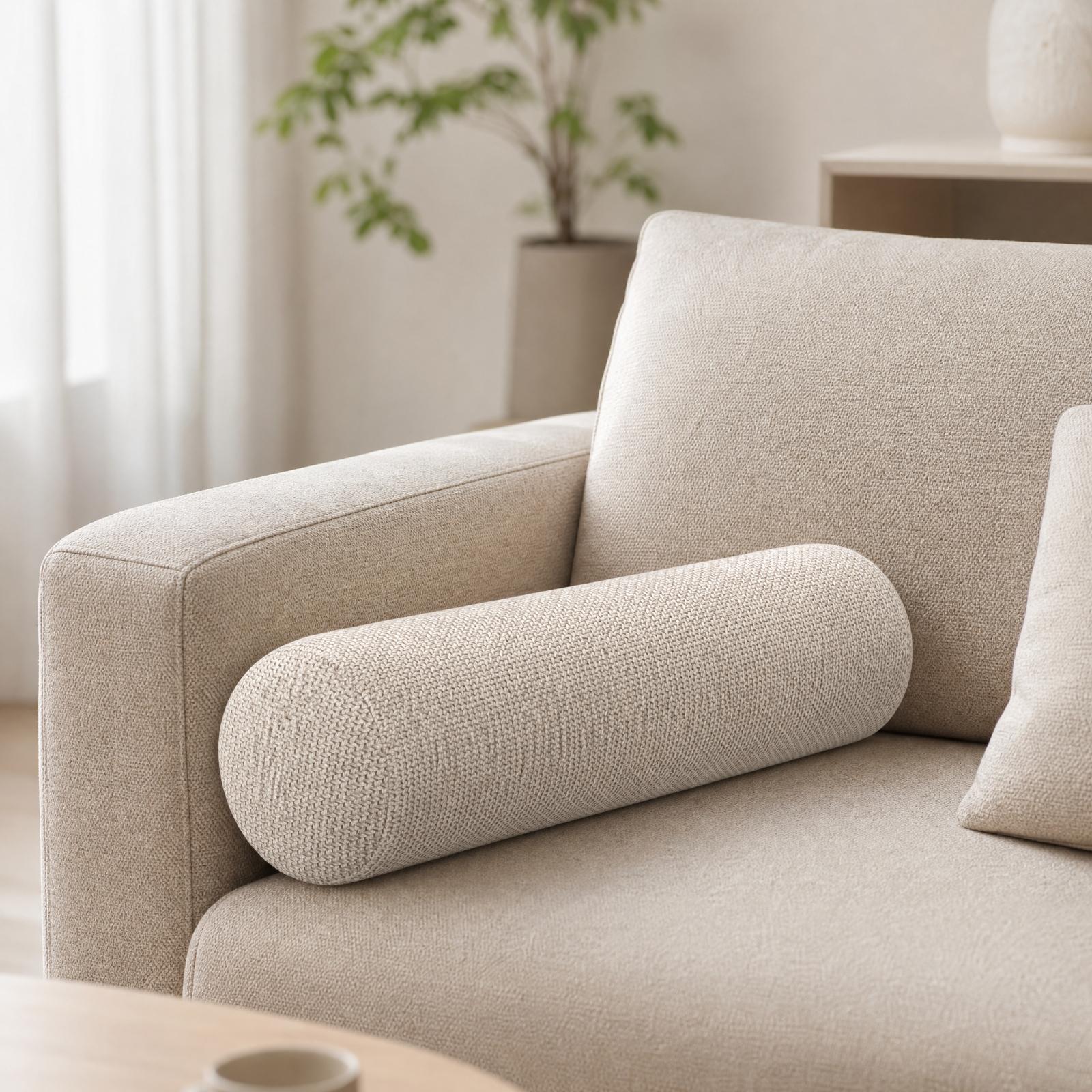 Cylinder Memory Foam Pillow Bo - Bolster Cushion Round review and price