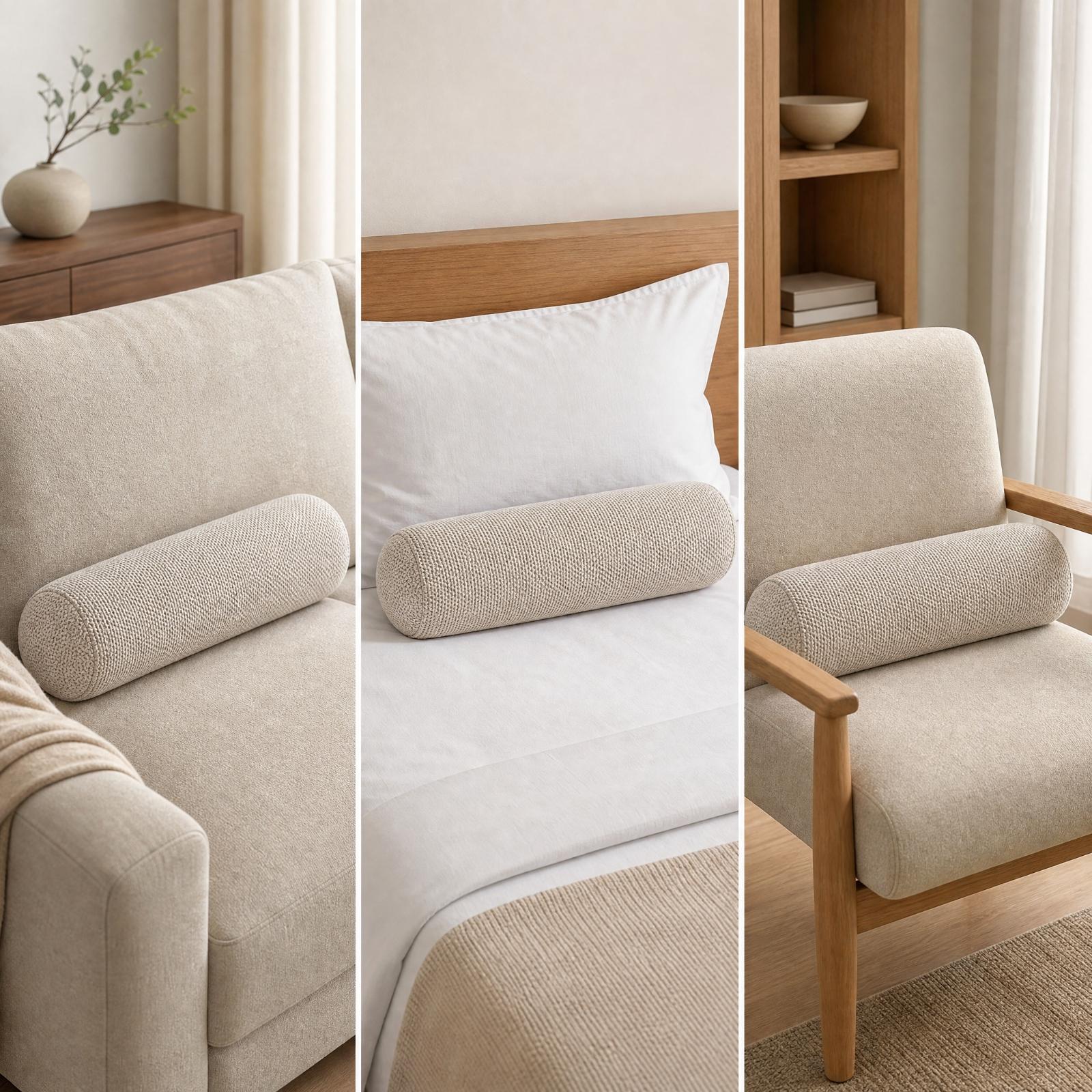 Long Memory Foam Bolster Pillo - Bolster Cushion Round review and price
