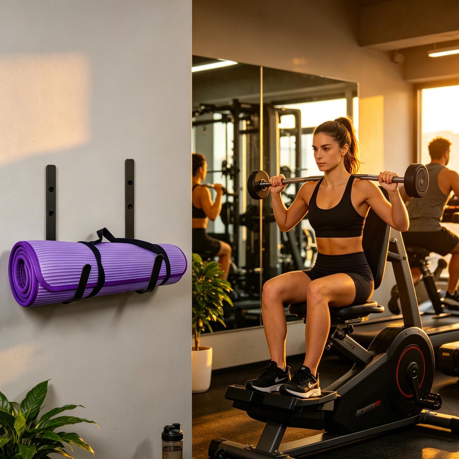 Yoga Mat Wall Mount Foam Rolle - Pilates Yoga Garage review and price