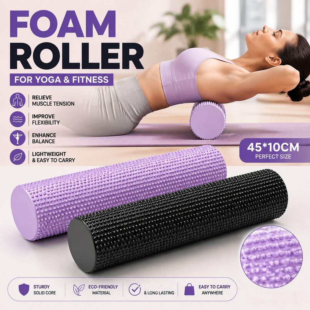 Yoga Foam Roller EVA High Dens - Pilates Yoga Equipment review and price